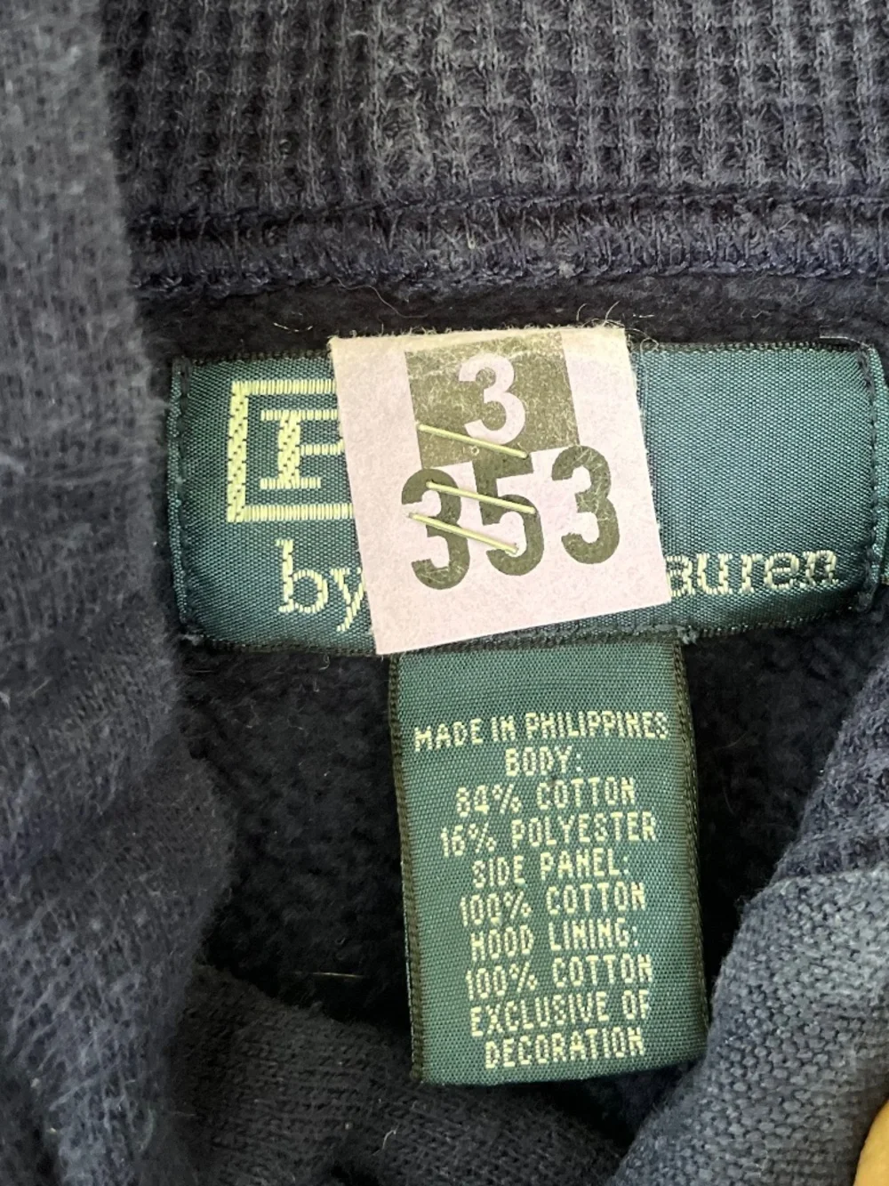 Polo Ralph Lauren Men's Navy Blue Pullover Hoodie - Size [M]